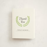"Elegant To Be" - Graduation Thank You Cards in Lily by Ramoncita - Front