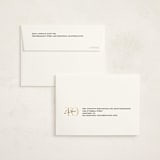 "In Vogue" - Graduation Thank You Cards in Sunshine by Robert and Stella - FREE Recipient Addressing