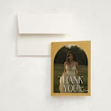 "In Vogue" - Graduation Thank You Cards in Sunshine by Robert and Stella - Front