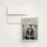 "newspaper" - Graduation Thank You Cards in Newsprint by Kaydi Bishop - Front
