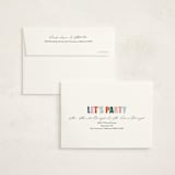 "Grad Party" - Graduation Thank You Cards in Confetti by Pixel and Hank - FREE Recipient Addressing