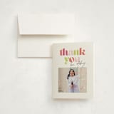 "colors" - Graduation Thank You Cards in Tropical by Itsy Belle Studio - Front