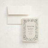 "Hand-drawn Grad Frame" - Graduation Thank You Cards in Ink by Darryl Don Doctor - Front