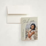 "Arc Over" - Graduation Thank You Cards in Vanilla by Pixel and Hank - Front