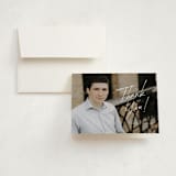 "Written" - Graduation Thank You Cards in Cloud by Christie Garcia - Front