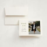 "Grad Party Time" - Graduation Thank You Cards in Marigold by Ashlee Townsend - Front