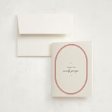 "Bocce" - Graduation Thank You Cards in Cherry by Megan Davis - Front