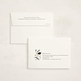 "Grad Florals" - Graduation Thank You Cards in Cream by Morgan Ramberg - FREE Recipient Addressing