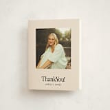 "Persistence" - Graduation Thank You Cards in Cream by Nazia Hyder - Front