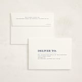 "Bold Headline" - Graduation Thank You Cards in Midnight by Emily Sabol Goss - FREE Recipient Addressing