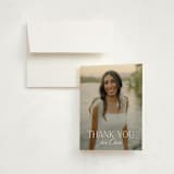 "Lovely Day" - Graduation Thank You Cards in Pearl by Paper Raven Co. - Front