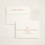 "The Edge" - Graduation Thank You Cards in Mango by Gwen Bedat - FREE Recipient Addressing