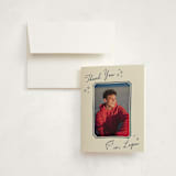 "Graduation doodles" - Graduation Thank You Cards in Navy by Stacey Meacham - Card with Envelope