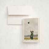 "Subtle" - Graduation Thank You Cards in Silk by Adelyn T. - Front
