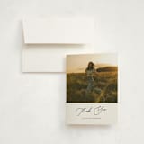 "Framing the Future" - Graduation Thank You Cards in Snow by Cindy Reynolds - Front