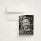 "Understated" - Graduation Thank You Cards in Salt by Ekko Studio - Front