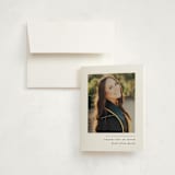 "name drop" - Graduation Thank You Cards in Penguin by Lea Delaveris - Front