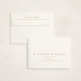 "Graduate Script" - Graduation Thank You Cards in Snow by Sarah Curry - FREE Recipient Addressing