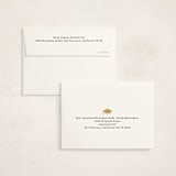 "Academy" - Graduation Thank You Cards in Pearl by Jennifer Postorino - FREE Recipient Addressing