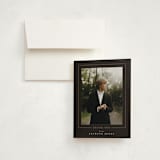 "Straight Arrow" - Graduation Thank You Cards in Truffle by Joanna Griffin - Front