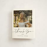 "graduation gallery" - Graduation Thank You Cards in Snow by Sarah Curry - Front