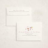 "cocktails and laughter" - Graduation Thank You Cards in Orchid by Cass Loh - FREE Recipient Addressing