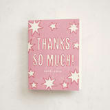 "Starry Celebration" - Graduation Thank You Cards in Cotton Candy by Kercia Jane - Front