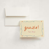 "Cin cin" - Graduation Thank You Cards in Verona by Stephanie Heinrich Godbout - Front