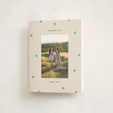 "Tiny Star Confetti" - Graduation Thank You Cards in Frost by Kercia Jane - Front