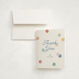 "Confetti Party" - Graduation Thank You Cards in Rainbow by Creo Study - Front
