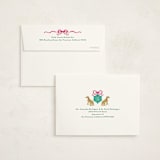 "Whimsical Hand Illustrated Crest" - Graduation Thank You Cards in Peony by Jackie Crawford - FREE Recipient Addressing