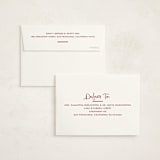 "Augusta" - Graduation Thank You Cards in Crimson by Megan Davis - FREE Recipient Addressing