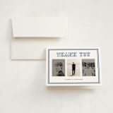 "Letterman" - Graduation Thank You Cards in Royal by Stacey Meacham - Front