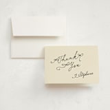 "Take a bow" - Graduation Thank You Cards in Bamboo by Creo Study - Front