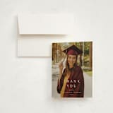 "straight up" - Graduation Thank You Cards in Vanilla by Ani Somi - Front