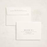 "Modern Serif" - Graduation Thank You Cards in Snow by Ellen Schlegelmilch - FREE Recipient Addressing
