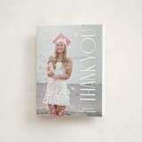 "Pillar" - Graduation Thank You Cards in Snow by Owl and Toad - Front