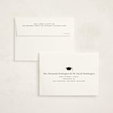 "Classy Stack" - Graduation Thank You Cards in Limestone by Erica Krystek - FREE Recipient Addressing