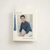 "Tassled" - Graduation Thank You Cards in Cobalt by Ashlee Townsend - Front