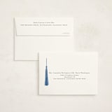 "Tassled" - Graduation Thank You Cards in Cobalt by Ashlee Townsend - FREE Recipient Addressing