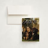"Literary" - Graduation Thank You Cards in Sea Salt by Everett Paper Goods - Front