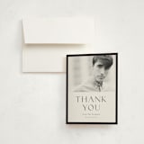 "Classy Graduate" - Graduation Thank You Cards in Salt by Stephanie Hawkes - Front