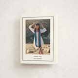 "Cap Frame" - Graduation Thank You Cards in Noir by Annie Shapiro - Front