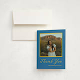"cotillion" - Graduation Thank You Cards in Ocean by Megan Davis - Front