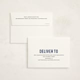 "Jax" - Graduation Thank You Cards in Navy by Sara Hicks Malone - FREE Recipient Addressing