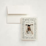 "Dream Big Grad" - Graduation Thank You Cards in Snow by Stephanie Hawkes - Front