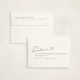 "Minimal Script" - Graduation Thank You Cards in Obsidian by Kamala Nahas - FREE Recipient Addressing