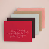 "signed with love" - Valentine's Day Cards in Crimson by fatfatin - Colored Envelopes Available