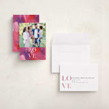 "Love You So Much" - Valentine's Day Cards in Berry by Zhay Smith - Assembled