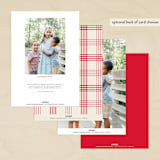 "mod" - Valentine's Day Cards in Strawberry by Megan Cash - Back of Card Options
